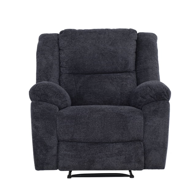 Hamuq Fauteuil Inclinable ComfortLuxe avec Ressort en Zigzag et Assise en Mousse, Gris Foncé