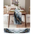 thumbnail image 5 of Table Runner Black Gold Marble Texture Table Decoration for Kitchen Dinning Abstract Style Table Decoration for Indoor Outdoor Party Wedding Decor 13x90inch, 5 of 7
