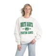 thumbnail image 3 of Women's Gameday Couture White North Dakota Premium Fleece Drop Shoulder Oversized Pullover Sweatshirt, 3 of 4