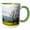 Green/White, variant on 3drose, Tennessee. Lone Tree in Field at Cades Cove., 11oz Magic Transforming Mug