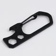 thumbnail image 6 of Naierhg Stainless Steel Key Ring Carabiner Hook Bottle Opener Hexagon Wrench Multi Tool, 6 of 7