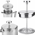 thumbnail image 4 of Francesa Acero Inoxidable Accesoiros Paredes Dobles Aislantes Mantienen Caliente - Plata, 350ml perfecl Cafetera, 4 of 8