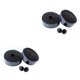 thumbnail image 3 of Eigraketly 1 par de cintas para manillar, cómodas cintas simples para envolver, cuero hueco, accesorios para barras de bicicletas de carretera, cinturón Negro 2piezas Eigraketly CBP198698, 3 of 6