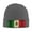 Deep Heather, variant on Retro-Mexico-Sacred Flag Winter Beanie Hats for Men Women Warm Cozy Knitted Cuffed Skull Cap Deep Heather