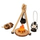 thumbnail image 3 of Lámpara de campamento para casa de muñecas, escala 1:12, accesorios fotográficos para hacer tú mismo, regalos, juego de simulación, leña Ladrillo gris, 3 of 9