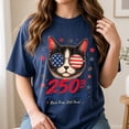 Comfort Colors Patriotic Cat Shirt : Born Free, Still Feral 250th ...