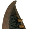 thumbnail image 3 of Nathan Cascade 34 1/2" High Large Rustic Indoor Outdoor Decor Faux Stone Floor Fountain with Light LED Outside, 3 of 9