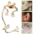 thumbnail image 3 of Ear Bone Clip Frog Ear Cuff Non-piercing Earring Metal Clip On Ear Jewelry, 3 of 8