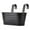 1pc Black, variant on sunsanly Metal Iron Hanging Flower Pot Outdoor Balcony Rail Bucket Planter with Detachable Hook Fence Garden Decor for Herbs Vegetables Flowers