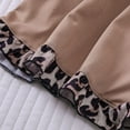 thumbnail image 5 of Bibifish Womens Pajama Sets 2 Piece Leopard Print Short Sleeve Nightwear Set Bow Design Button Down Pj Top With Short Retro Style Cute Pj Sets, 5 of 5