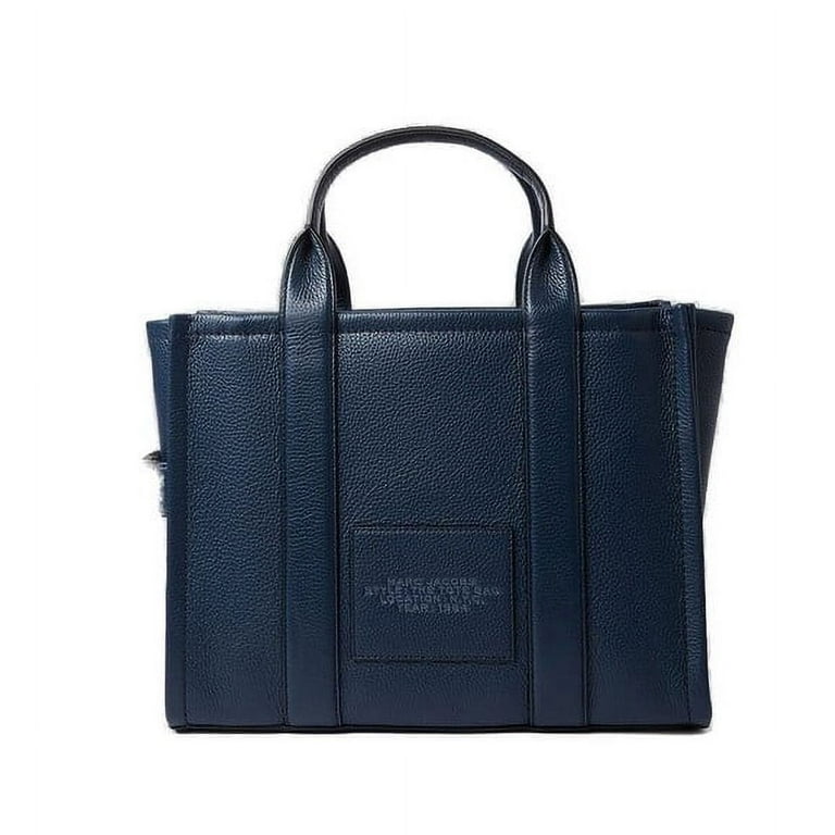 Marc Jacobs The Small Leather Tote Bag Blue Sea One Size