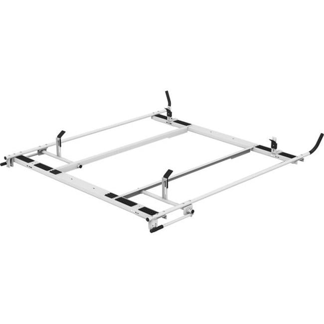 4MEACC Clamp & Lock HD Aluminum Double Ladder Rack Kit - Metris ...