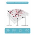 thumbnail image 5 of Cherry Blossom Twin XL Size Down Alternative Comforter, Lightweight Comforter Quilt Bedding Set with Pillow Shams Spring Pink Floral Branches Watercolor All Seasons Bed Comforter Duvet Insert 68"x98", 5 of 7