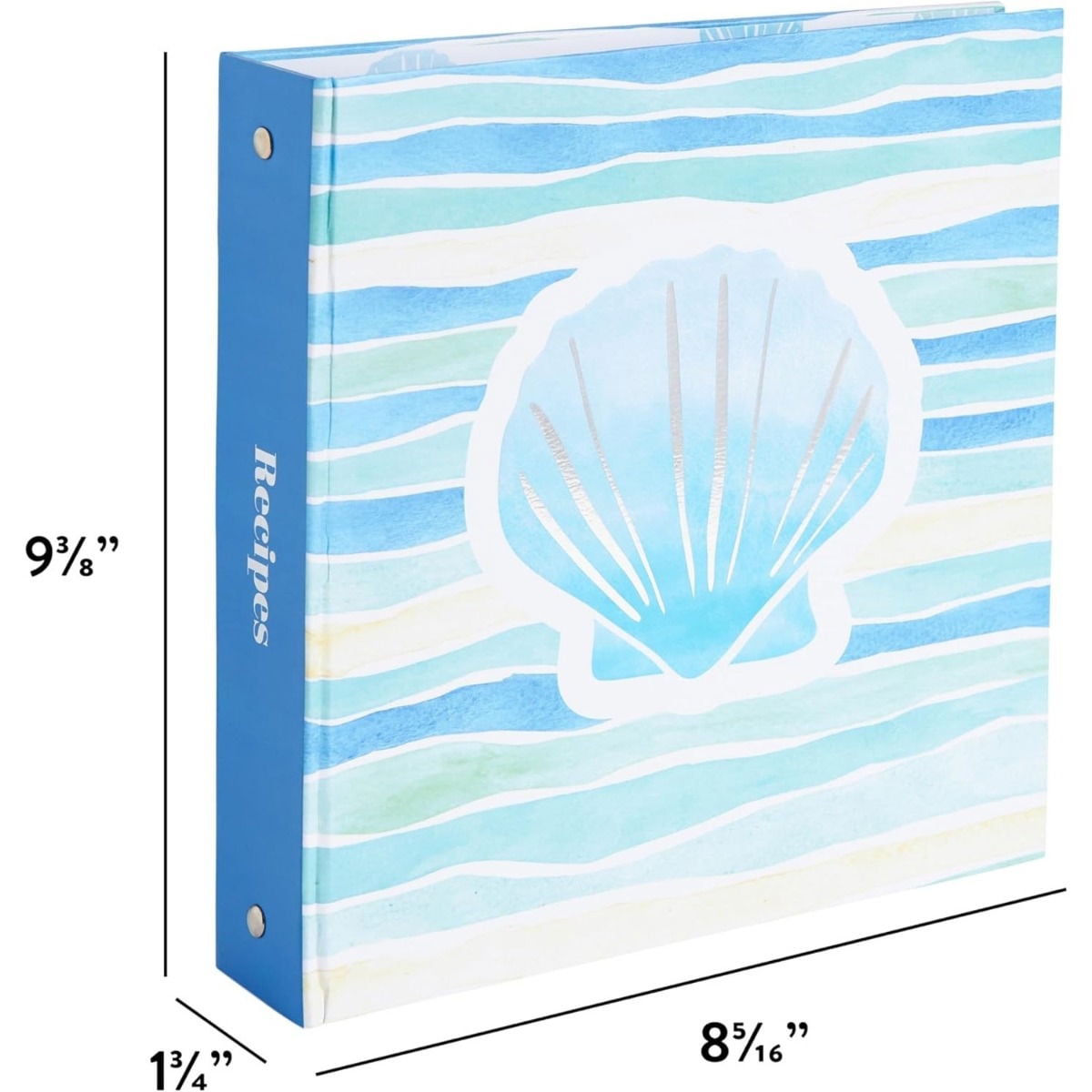C.R. Gibson Pocket Page Recipe Binder | Coastal
