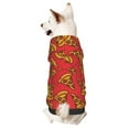 thumbnail image 1 of Balery Pizza Cartoon Sudadera con Capucha para Perros Pequeños – Ropa para Mascotas, Disfraz para Perros y Gatos, Ideal para Fiestas y Cosplay-X-Large, 1 of 7