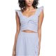 thumbnail image 1 of Rachel Roy Blusa recortada recortada para mujer, blanco, 6, 1 of 1