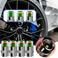 thumbnail image 6 of Inerposs Tire Pressure Monitor Caps, 4 PCS Car Tire Pressure Valves, Stainless Steel Tire Pressure Alert, Universal Tire Pressure Monitoring System for Cars, Trucks, Motorcycles, 6 of 9