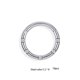thumbnail image 2 of Guardurnaity 10 piezas de anillo de nariz de acero inoxidable anticorrosivo de diamantes de imitación electrochapado elegante cuerpo Loop Ropa, zapatos y accesorios Miscelánea Color Acero 1.2x8 mm Guardurnaity AP012804-04, 2 of 6