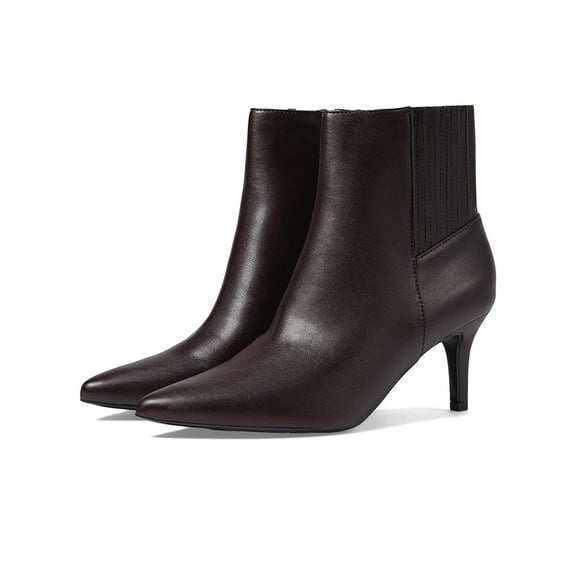 LifeStride Womens Sienna Pointed Toe Ankle Boot Chocolate Brown 11 M