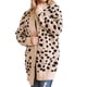 thumbnail image 1 of Qarigey Cárdigan de punto para mujer con bolsillos estampado de puntos Otoño Invierno cálido abrigo Casual moda ropa informal suéter tamaño Prendas para la parte del cuerpo Caqui Qarigey AP012980-02, 1 of 6