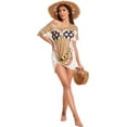 thumbnail image 3 of Ekouaer Women Bikini Body Shirt Lady's Plus Size Bikini Tshirt Funny Bathing Suit, 3 of 4