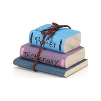 Darice Timeless Minis Primary School Books Wood