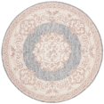 thumbnail image 2 of SAFAVIEH Aubusson AUB101M Handmade Blue / Pink Rug, 2 of 7
