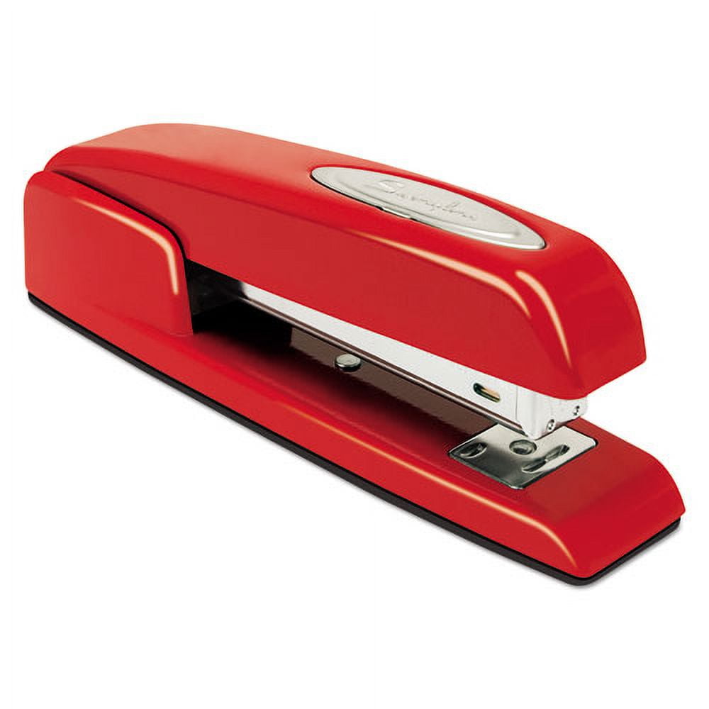 747 Business Full Strip Desk Stapler, 25-Sheet Capacity, Rio Red | Bundle of 2 Each