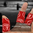 thumbnail image 6 of WOD Nation Weightlifting Thumb Wraps - Sweat-Proof Athletic Thumb Tape - Easy-Tear Strips for Gym & Rock Climbing - Blister Guard & Powerlifting Grip Tape - Pack of 24, 23 ft, Red, 6 of 9