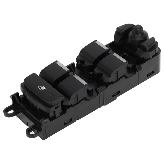 Interruptor de ventana eléctrica único para el lado del conductor delantero izquierdo para Land Rover Range Rover Evoque 2012-2015 Negro