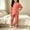 Orange, variant on Amidoa Girls 2 Piece Outfits Soft Cute Long Sleeve Top and Pants Fall Winter Kids Clothing Sets Blue Size 8T