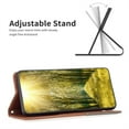 thumbnail image 4 of Allytechgroup Flip Wallet Case for iPhone 16, RFID Blocking PU Leather Case with Kickstand & Credit Card Slot Shockproof Back Cover Shell for iPhone 16, Brown, 4 of 6