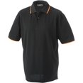 thumbnail image 1 of James and Nicholson - Polo modelo Tipping para caballero señora unisex (Negro/Naranja), 1 of 2