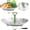 5.1" to 9", variant on Vegetable Steamer Basket for Cooking Food, Stainless Steel Veggie Steam Basket for Pot, Folding Expandable Steaming Insert with Extendable Handle Fits Various Size Pot, 5.1" to 9"