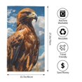 thumbnail image 2 of Pofeuu Blue Sky White Cloud Eagle Print Hand Towel 27.5" x 16" Soft Absorbent Towel for Bathroom SPA Gym Hotel, 2 of 6