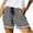 Black, variant on Stamzod Oversized Shorts for Women Summer Floral Printing Lightweight Elastic Waist Shorts Casual Loose Drawstring Shorts for Women on Clearance Black A XXL
