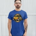 thumbnail image 3 of Tee Hunt American Garage T-Shirt Retro Hot Rod Vintage American Muscle Men's Tee, Blue, Large, 3 of 5