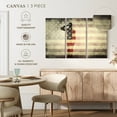 thumbnail image 5 of Elephant Stock Usa Military Salute Wall Art - Horizontal Multi Panel Canvas - Living Room Wall Decor - Military Multi Panel - Red And White Decor - 33" x 20", 5 of 8
