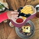 thumbnail image 5 of Titular de la frita francesa,French Fry Holder Dish Serving Bowl Cocina,Fries Stand Snack Bowls Restaurante del hogar,Postres donut hot dog plato de servir,Bandeja de de, 5 of 8