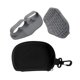 thumbnail image 3 of Guantes de entrenamiento de agarre para levantamiento de pesas, agarre flexible y ergonómico para dominadas. Ejercicio de agarre. Gris, 3 of 9