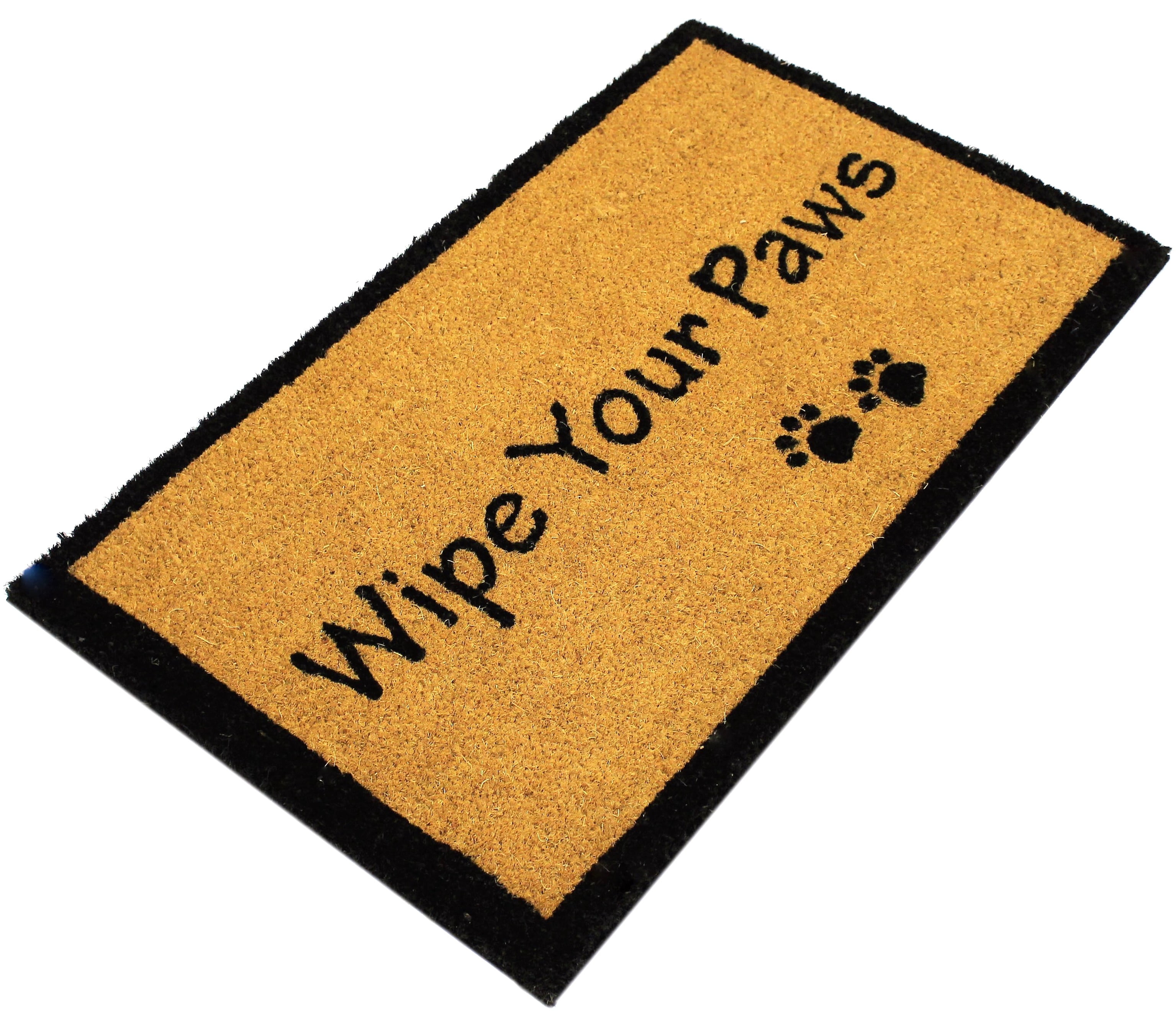 Envelor Home and Garden Wipe Your Paws Coir Doormat Coco Mat