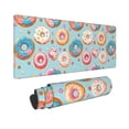 thumbnail image 2 of Vsdgher Colorful Donut for Mouse Pad with Stitched Edges,Desk mat for Laptop,Computer & PC, Wristing Pad for Gamer,Office & Home,12 x 31.5 in, 2 of 8