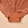 thumbnail image 5 of AHTJRT Underwear Panties for Women Plus Size Lace Bikini Underwear High Waist Stretch Soft Breathable Comfortable Daily Wear Briefs, 5 of 6