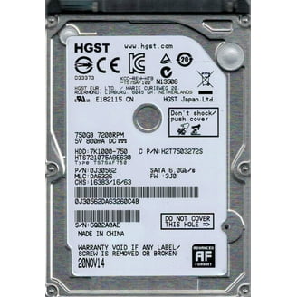 HTS541010A9E680 P/N: 0J26263 MLC: DA6474 HGST 1TB - Walmart.com