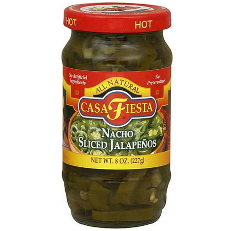 Casa Fiesta Nacho Sliced Jalapenos, 8 Oz