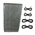 thumbnail image 3 of figatia Folding Lounge Chair Cloth with Elastic Replacement Cords Breathable Universal Chair Accessories for Poolside Patio Recliners Gray, 3 of 8