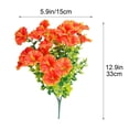 thumbnail image 4 of Flores artificiales de seda con tallos falsos de aspecto realista para decoración del hogar, sala de estar, mesa, oficina y bodas – No requieren mantenimiento., 4 of 5