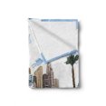 thumbnail image 2 of USA Soft Flannel Fleece Throw Blanket, Hand Drawn Las Vegas City Nevada Street Sketch Buildings of Liberty Cars Palms, Cozy Plush for Indoor and Outdoor Use, 70" x 90", Multicolor, by Ambesonne, 2 of 6