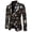 Blazer 49#Yellow, variant on Blazer for Men Stage Performance Jacket with Floral Pattern Show Events Stretch Slim Fit Dress Coat Daily Formal Outdoor Activities