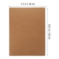 thumbnail image 2 of OUNONA Blank Sketch Book Pad Beige Travel Friendly Hardbound for Pencil Pastel Art, 2 of 8